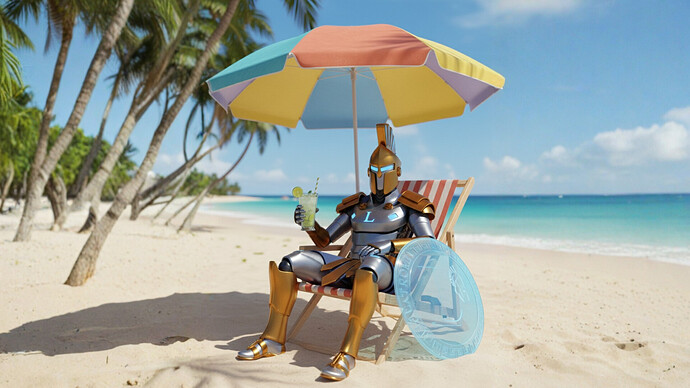 spartrom tomando uma caipirinha